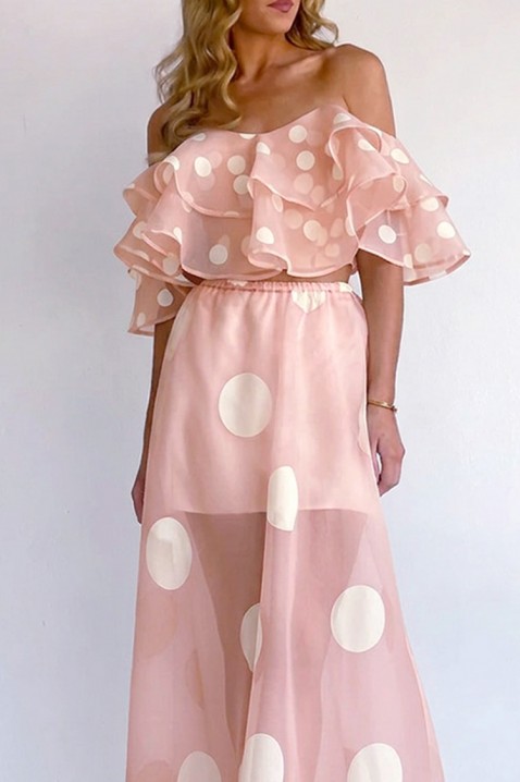 Комплект DLONDELA PUDRA, Цвят: пудра, IVET.BG - Твоят онлайн бутик.