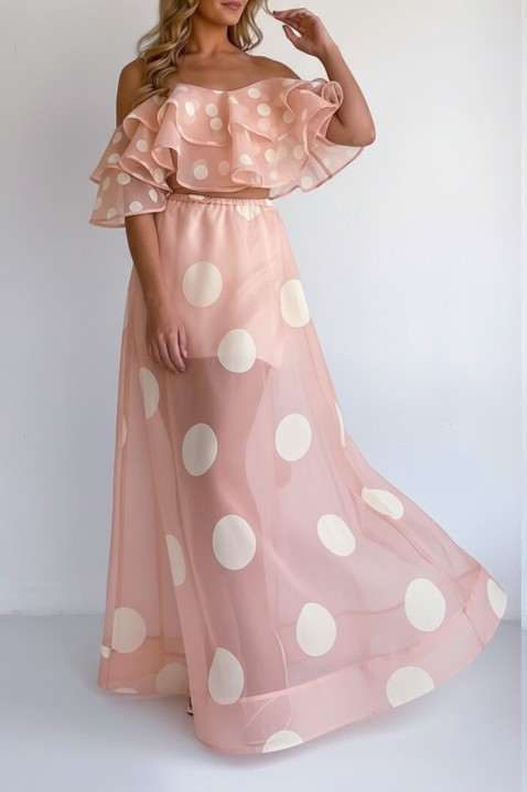 Комплект DLONDELA PUDRA, Цвят: пудра, IVET.BG - Твоят онлайн бутик.