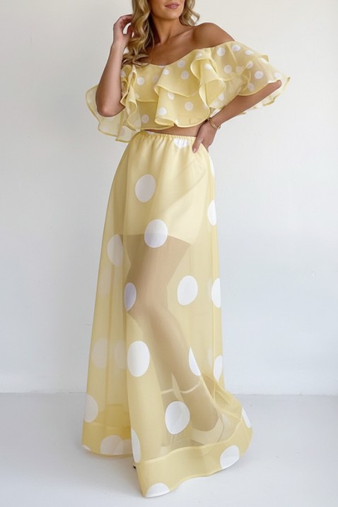 Комплект DLONDELA YELLOW, Цвят: жълт, IVET.BG - Твоят онлайн бутик.