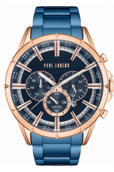 Мъжки часовник Paul Lorens PL13605B-6F3, Цвят: син, IVET.BG - Твоят онлайн бутик.
