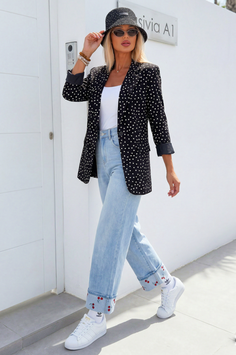 Сако MANDOLA BLACK, Цвят: черен, IVET.BG - Твоят онлайн бутик.