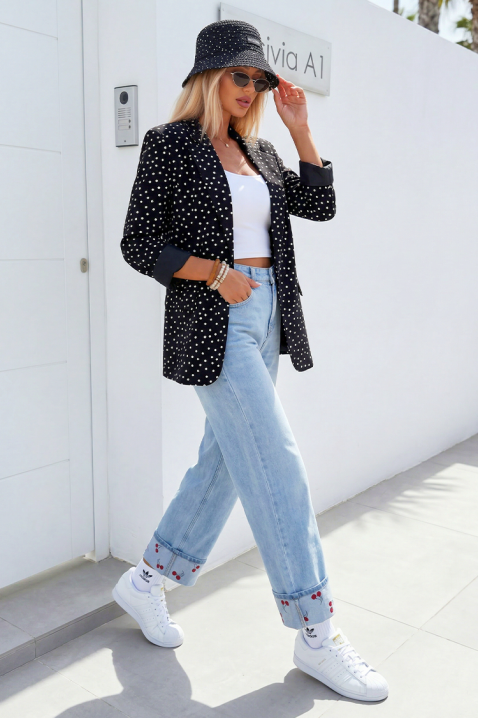 Сако MANDOLA BLACK, Цвят: черен, IVET.BG - Твоят онлайн бутик.