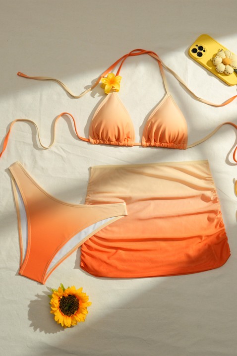 Плажен комплект BROLEMA, Цвят: оранжев, IVET.BG - Твоят онлайн бутик.