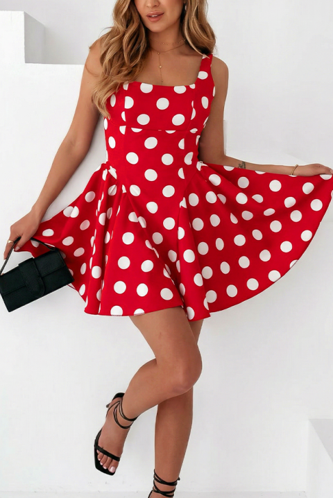 Рокля LIVELDA RED, Цвят: червен, IVET.BG - Твоят онлайн бутик.