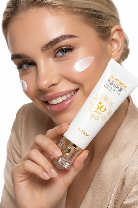 Слънцезащитен крем CAHNSAI Face Sunscreen SPF 50IVET.BG - Твоят онлайн бутик.