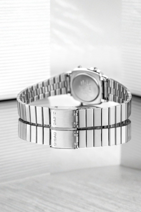 Дамски часовник CASIO LA670WD-1DF, Цвят: сребърен, IVET.BG - Твоят онлайн бутик.