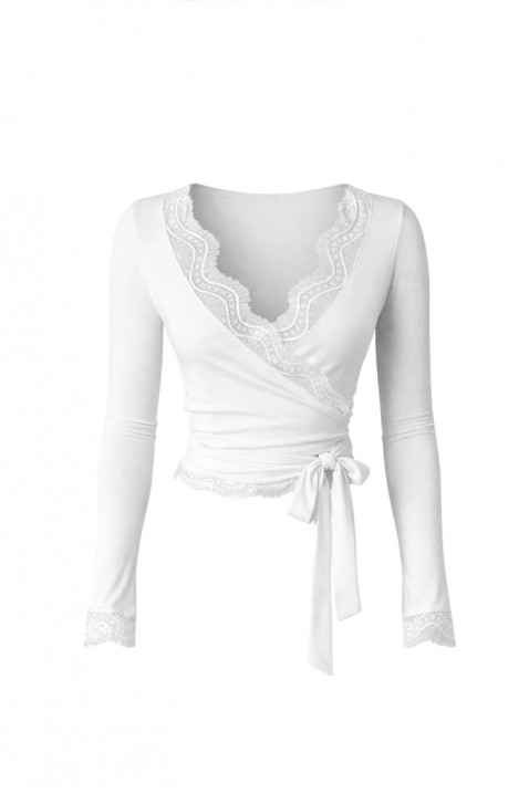 Дамска блуза VERSIDRA WHITE, Цвят: бял, IVET.BG - Твоят онлайн бутик.
