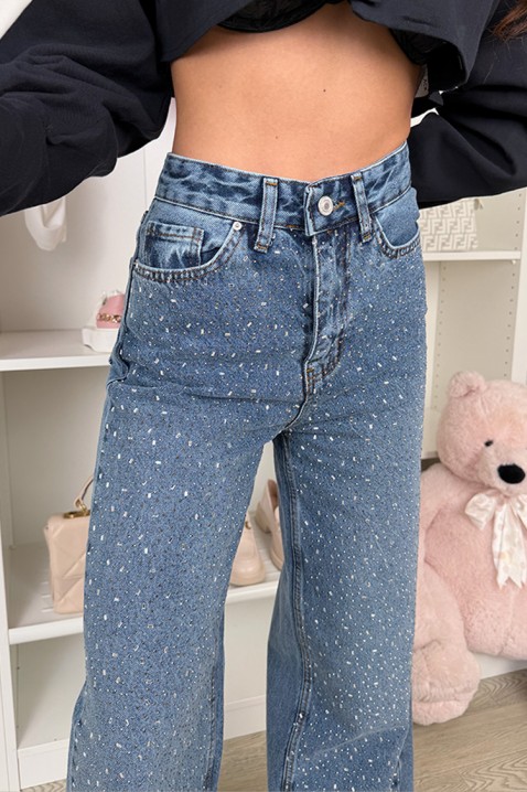 Дънки DAVILONA, Цвят: син, IVET.BG - Твоят онлайн бутик.