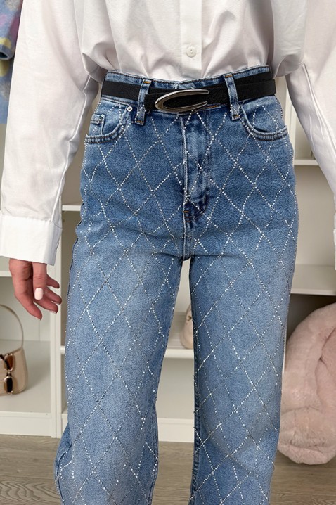 Дънки TEDONSA, Цвят: деним, IVET.BG - Твоят онлайн бутик.