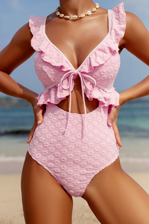 Цял бански LEANOMA, Цвят: розов, IVET.BG - Твоят онлайн бутик.