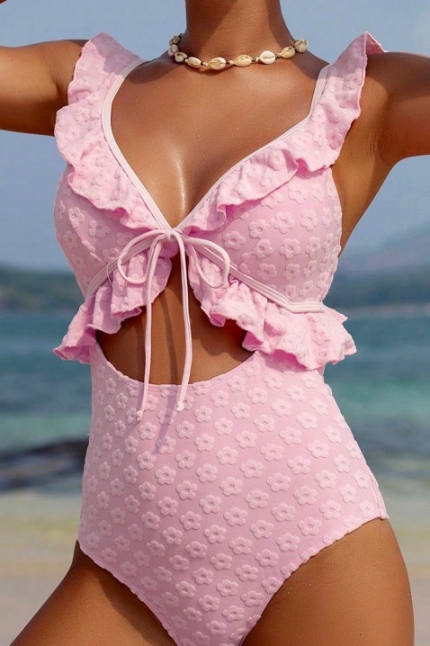 Цял бански LEANOMA, Цвят: розов, IVET.BG - Твоят онлайн бутик.