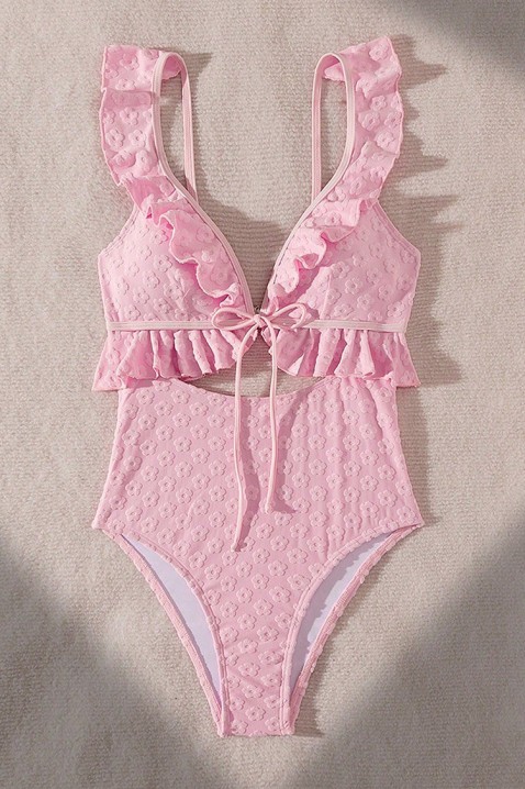 Цял бански LEANOMA, Цвят: розов, IVET.BG - Твоят онлайн бутик.