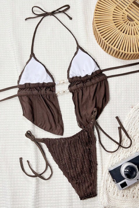 Бански VEOXIRA BROWN, Цвят: кафяв, IVET.BG - Твоят онлайн бутик.