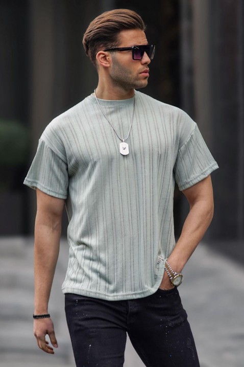 Мъжка тениска LODELZO MINT, Цвят: мента, IVET.BG - Твоят онлайн бутик.