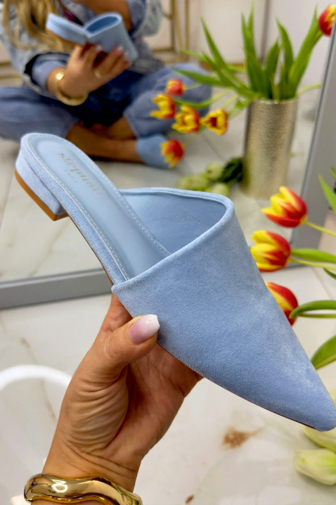 Дамски обувки VAMINORA, Цвят: светлосин, IVET.BG - Твоят онлайн бутик.