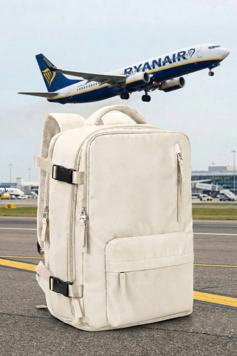 Раница за ръчен багаж RAYANAIR ROLNEZA ECRU, Цвят: екрю, IVET.BG - Твоят онлайн бутик.