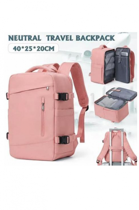 Раница за ръчен багаж RAYANAIR WINZONA PUDRA, Цвят: пудра, IVET.BG - Твоят онлайн бутик.