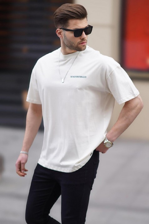 Мъжка тениска MOLVENZO ECRU, Цвят: екрю, IVET.BG - Твоят онлайн бутик.