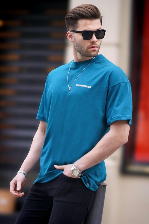 Мъжка тениска MOLVENZO BLUE, Цвят: син, IVET.BG - Твоят онлайн бутик.