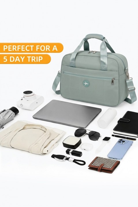 Чанта за ръчен багаж WINDINZA MINT - за Ryanair/Wizz Аir, Цвят: мента, IVET.BG - Твоят онлайн бутик.