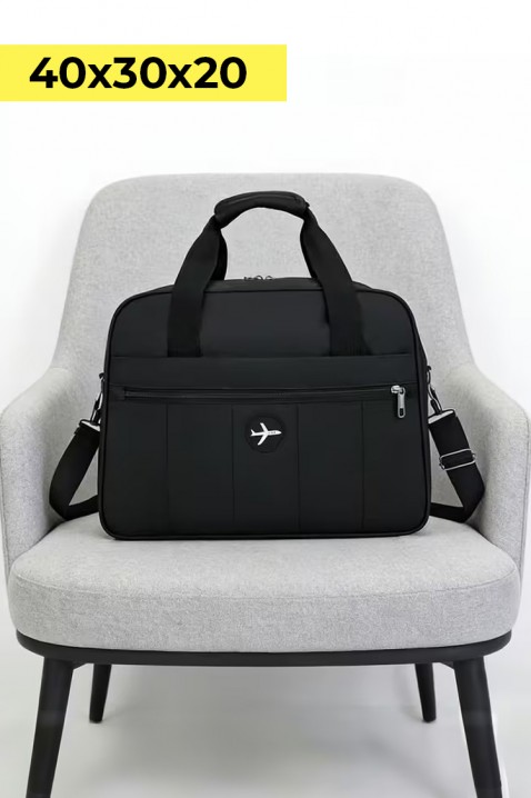 Чанта за ръчен багаж WINDINZA BLACK - за Ryanair/Wizz Аir, Цвят: черен, IVET.BG - Твоят онлайн бутик.