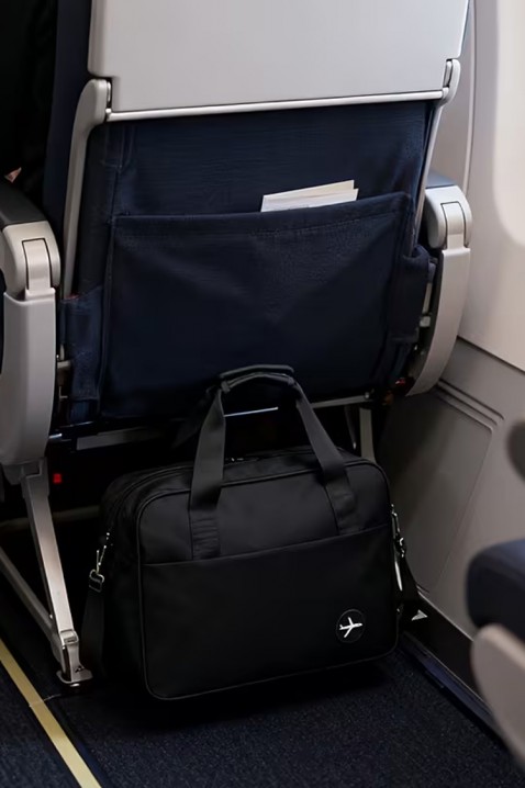 Чанта за ръчен багаж WINDINZA BLACK - за Ryanair/Wizz Аir, Цвят: черен, IVET.BG - Твоят онлайн бутик.