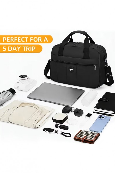 Чанта за ръчен багаж WINDINZA BLACK - за Ryanair/Wizz Аir, Цвят: черен, IVET.BG - Твоят онлайн бутик.