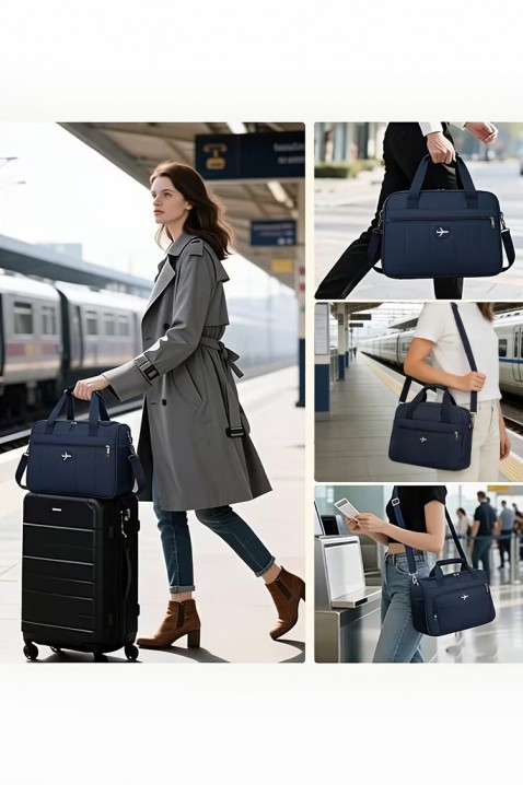 Чанта за ръчен багаж WINDINZA NAVY - за Ryanair/Wizz Аir, Цвят: тъмносин, IVET.BG - Твоят онлайн бутик.