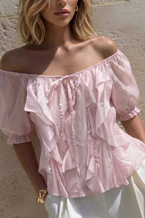 Топ TAROLIA PINK, Цвят: розов, IVET.BG - Твоят онлайн бутик.