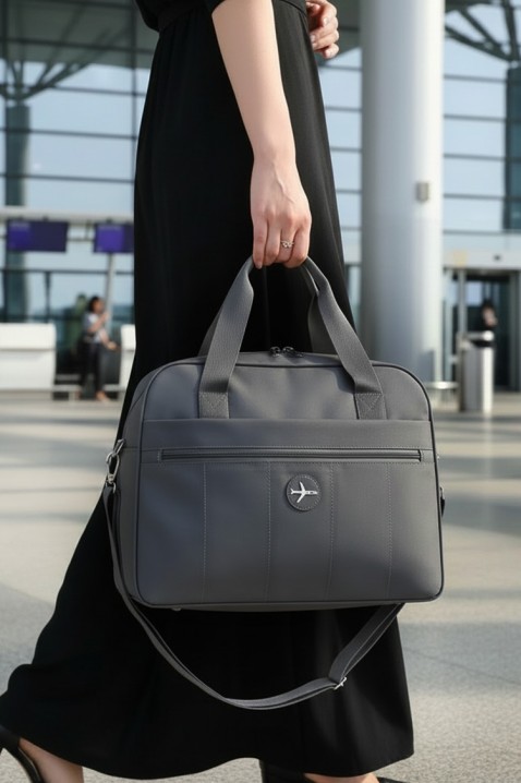 Чанта за ръчен багаж WINDINZA GREY - за Ryanair/Wizz Аir, Цвят: сив, IVET.BG - Твоят онлайн бутик.