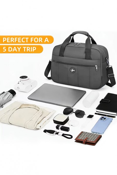 Чанта за ръчен багаж WINDINZA GREY - за Ryanair/Wizz Аir, Цвят: сив, IVET.BG - Твоят онлайн бутик.