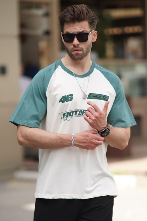 Мъжка тениска RELONDO GREEN, Цвят: зелен, IVET.BG - Твоят онлайн бутик.