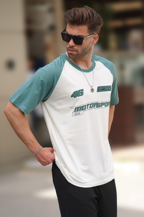 Мъжка тениска RELONDO GREEN, Цвят: зелен, IVET.BG - Твоят онлайн бутик.