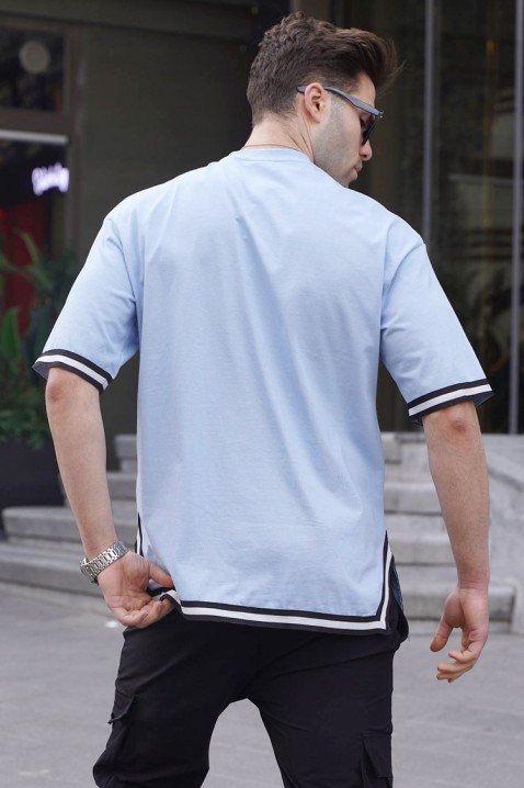 Мъжка тениска VLOMENZO SKY, Цвят: светлосин, IVET.BG - Твоят онлайн бутик.