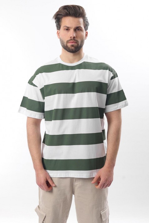 Мъжка тениска RELDONZO GREEN, Цвят: сив, IVET.BG - Твоят онлайн бутик.