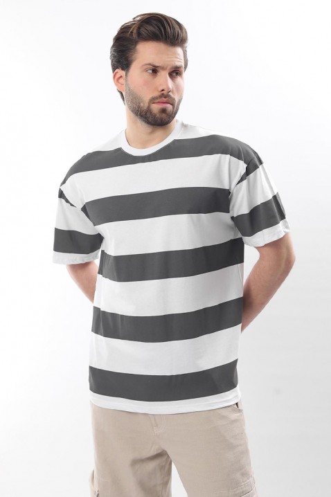 Мъжка тениска RELDONZO GREY, Цвят: сив, IVET.BG - Твоят онлайн бутик.