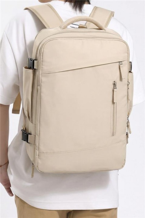 Раница за ръчен багаж WINZONA ECRU - за Ryanair/Wizz Аir, Цвят: екрю, IVET.BG - Твоят онлайн бутик.