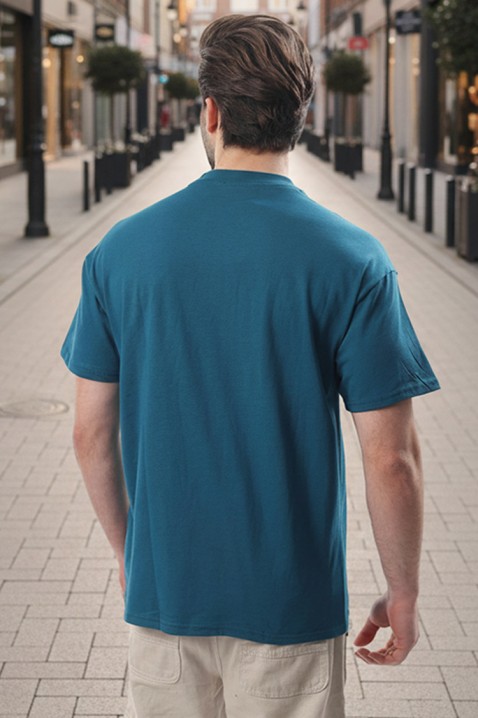 Мъжка тениска CHARLONZO PETROL, Цвят: петрол, IVET.BG - Твоят онлайн бутик.