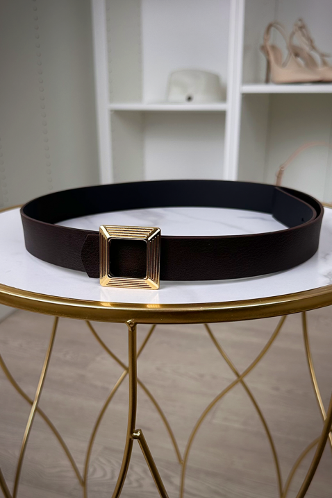 Колан ZUMELIA, Цвят: тъмнокафяв , IVET.BG - Твоят онлайн бутик.