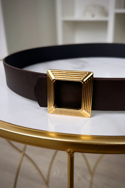 Колан ZUMELIA, Цвят: тъмнокафяв , IVET.BG - Твоят онлайн бутик.