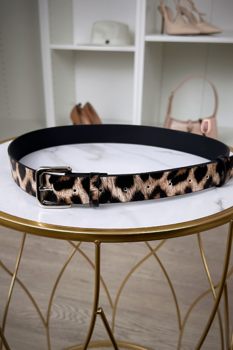 Колан ZAVONIA, Цвят: леопард, IVET.BG - Твоят онлайн бутик.