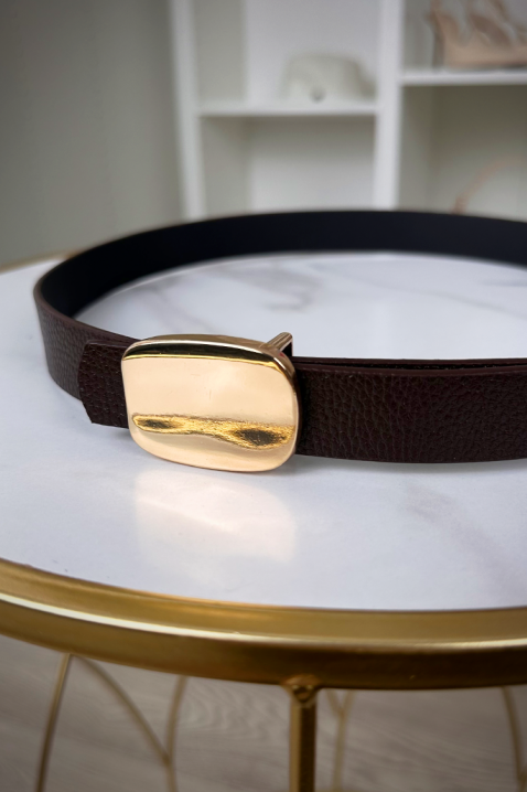 Колан ZULIRA BROWN, Цвят: тъмнокафяв , IVET.BG - Твоят онлайн бутик.