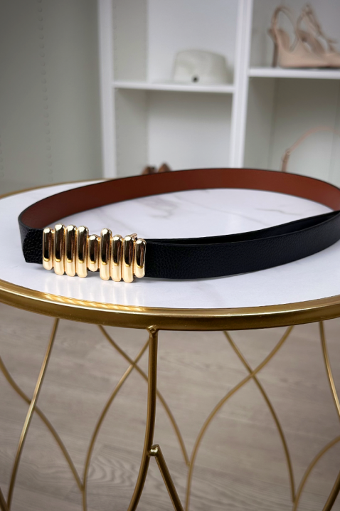 Колан AZINORA BLACK, Цвят: черен, IVET.BG - Твоят онлайн бутик.