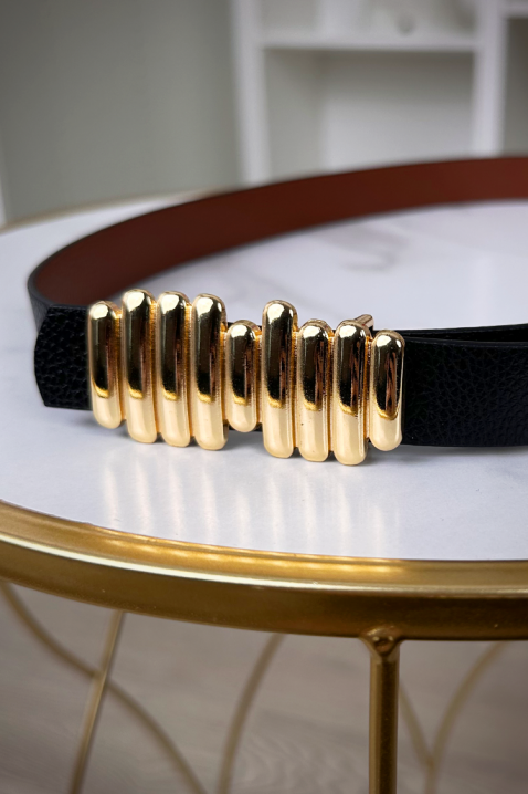 Колан AZINORA BLACK, Цвят: черен, IVET.BG - Твоят онлайн бутик.