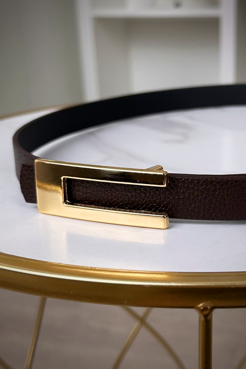 Колан AVENORA BROWN, Цвят: тъмнокафяв , IVET.BG - Твоят онлайн бутик.