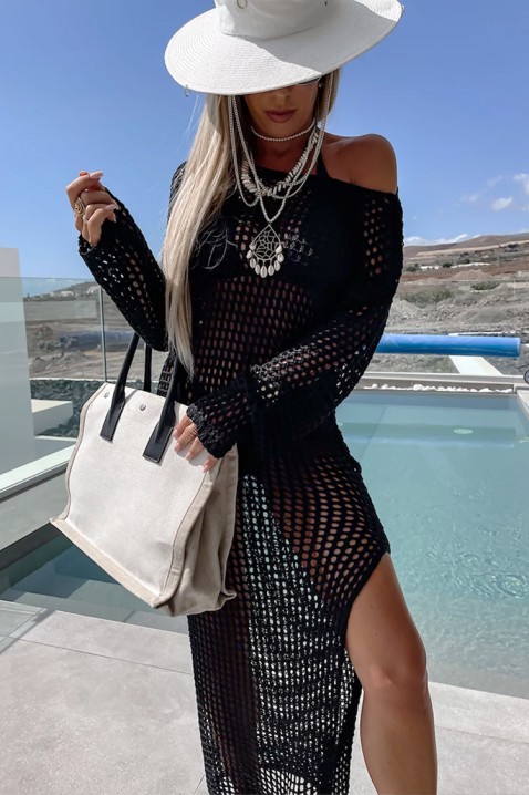 Плажна рокля SILVANIA BLACK, Цвят: черен, IVET.BG - Твоят онлайн бутик.