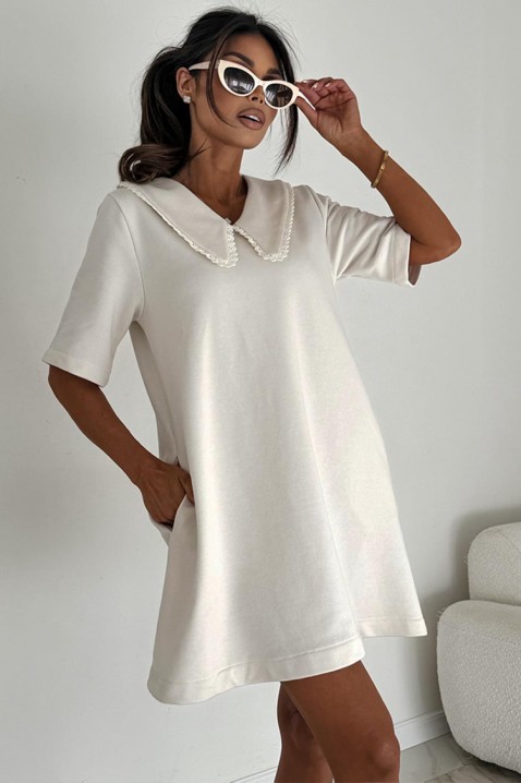 Рокля VANORLA WHITE, Цвят: бял, IVET.BG - Твоят онлайн бутик.