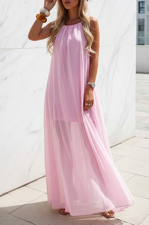 Рокля LONZELA PUDRA, Цвят: пудра, IVET.BG - Твоят онлайн бутик.