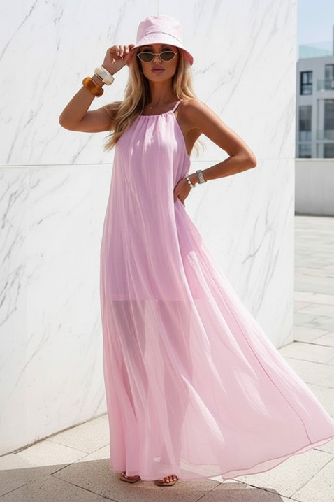 Рокля LONZELA PUDRA, Цвят: пудра, IVET.BG - Твоят онлайн бутик.