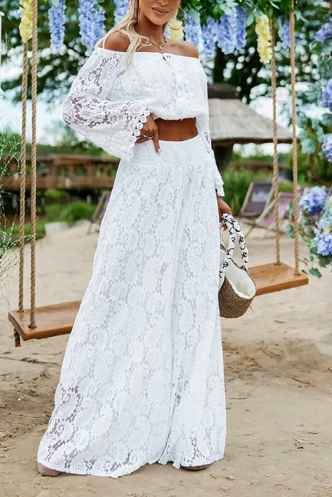 Комплект VIONELA, Цвят: бял, IVET.BG - Твоят онлайн бутик.